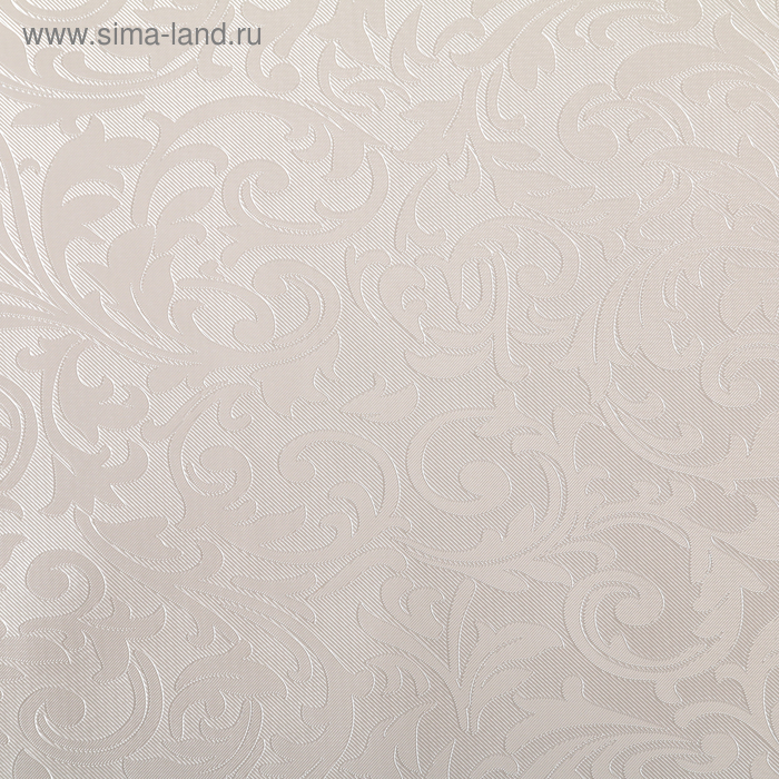 Клеёнка на стол, на тканевой основе, ширина 137 см, рулон 20 метров, толщина 0,25 мм, цвет белый