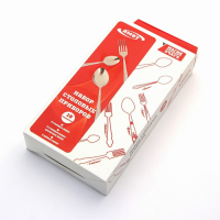 Набор столовых приборов &laquo;Новинка-1&raquo;, 18 предметов, толщина 1 мм, картонная коробка, цвет серебряный