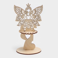 Салфетница деревянная &laquo;Волшебница&raquo;, 21&times;12&times;11 см