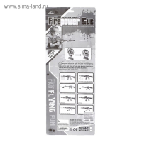 Автомат &laquo;М-16&raquo;, с мишенями, стреляет присосками