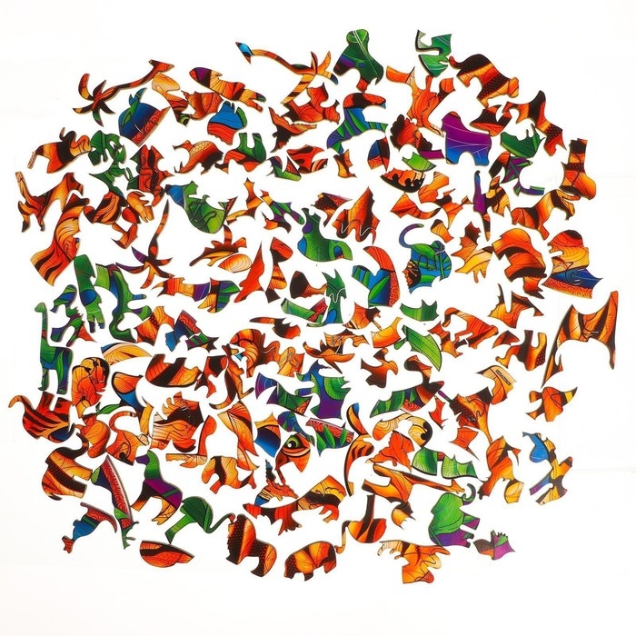 Пазл деревянный фигурный &laquo;Бенгальский тигр&raquo;, 166 элементов