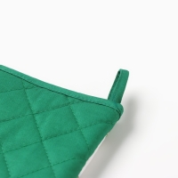 Новый год.Варежка-прихватка "Новогодний лес" 20х28см,саржа, 100% х/л, ватин 250г/м2