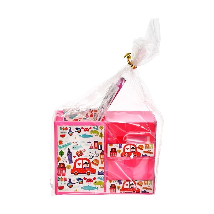 Набор настольный канцелярский, 6 предметов, Calligrata Набор настольный канцелярский, 6 предметов, Calligrata "Город"