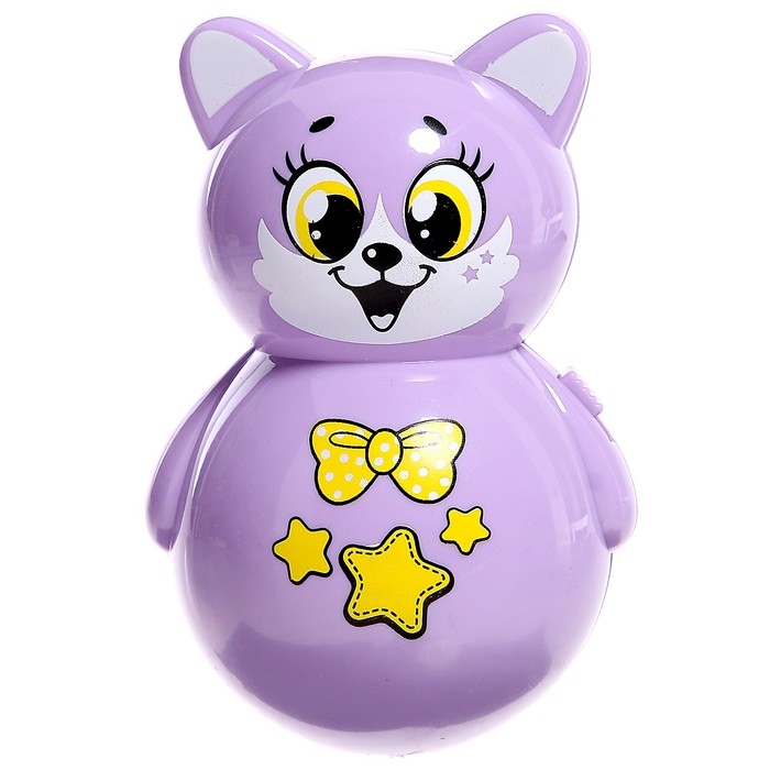 Музыкальная неваляшка &laquo;Весёлый малыш&raquo;, цвет фиолетовый