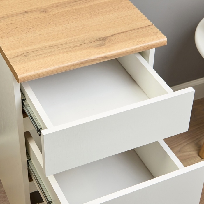 Шкаф напольный Зара 3 ящика 400х600х850 белый