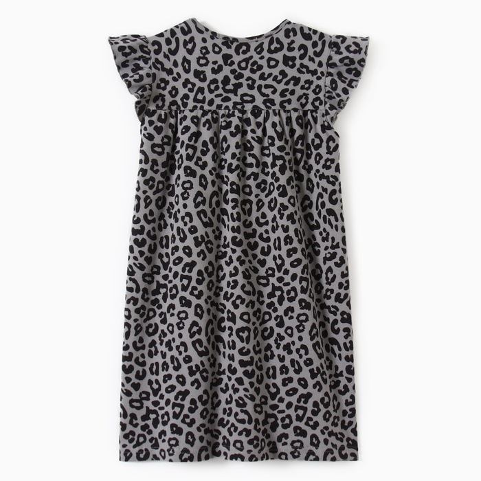 Платье детское с рюшами KAFTAN Trendy grey р.32 (110-116)