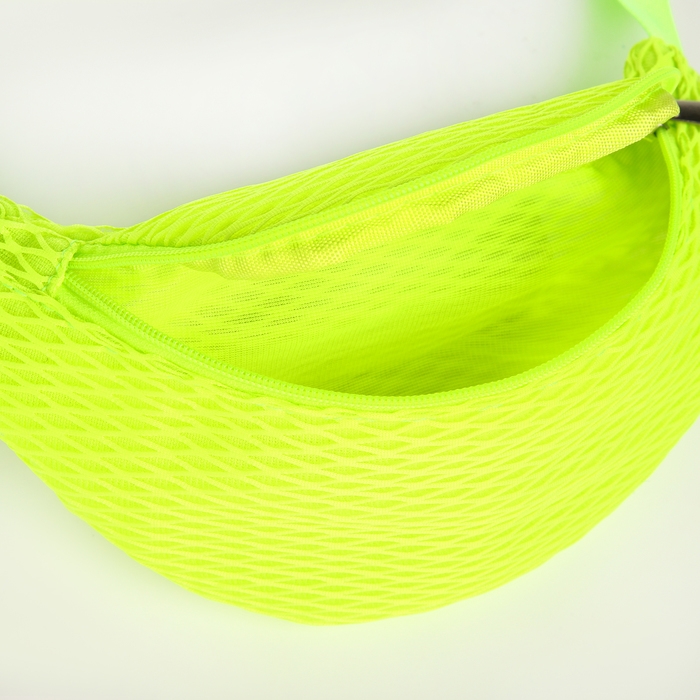 Поясная сумка на молнии, цвет салатовый Поясная сумка на молнии, цвет салатовый