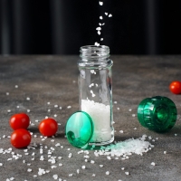 Мельница для специй, пластиковый механизм, 115 мл (45-80 гр), цвет зелёный Мельница для специй, пластиковый механизм, 115 мл (45-80 гр), цвет зелёный