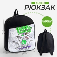 Рюкзак детский для мальчика &laquo;Сёрфозавр&raquo;, 24х28х8,5 см