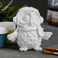 Фигура для раскраски "Сова пилот" 8х8х5см Фигура для раскраски "Сова пилот" 8х8х5см