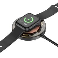 Зарядное устройство Hoco CW45, беспроводное, 3 в 1, магнитное, PD, Type-C, 2 А, чёрное Зарядное устройство Hoco CW45, беспроводное, 3 в 1, магнитное, PD, Type-C, 2 А, чёрное