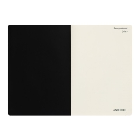 Ежедневник недатированный A5, 160 листов, deVENTE.Klint, твёрдая обложка из искусственной кожи с поролоном, кремовый блок 70 г/м2, коричневый