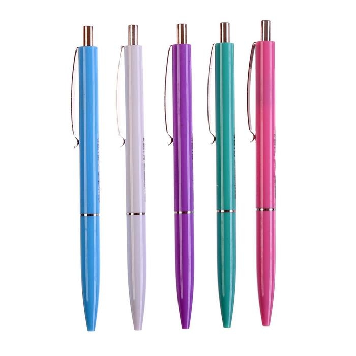 Ручка шариковая автоматическая Schneider Ручка шариковая автоматическая Schneider "K15", чернила синие, узел 1,0мм, корпус пастель микс, под лого, цена за 1 шт