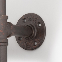 Бра "Полка" 2хЕ27 40Вт черный 43х34х21см