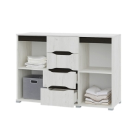 Комод Вега 1200, 1200х828х430, Крафт белый/Венге Комод Вега 1200, 1200х828х430, Крафт белый/Венге