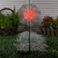 Садовый светильник на солнечной батарее &laquo;Клубок&raquo;, 70 см, 1 LED, свечение мульти (RGB)