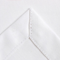 Набор салфеток с декорат. кольцами "White pleasure" 40х40 см - 4 шт, 100% хл, саржа 190гр/м2 Набор салфеток с декорат. кольцами "White pleasure" 40х40 см - 4 шт, 100% хл, саржа 190гр/м2