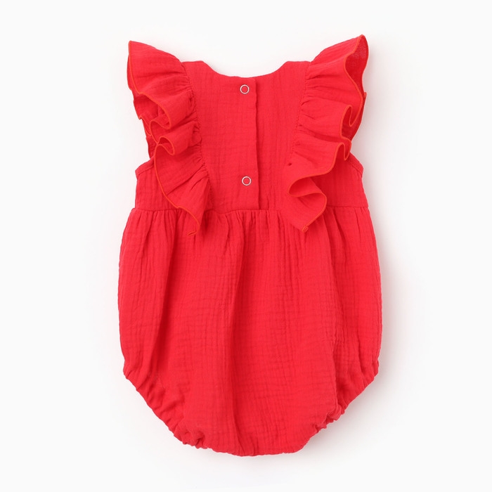 Боди детское MINAKU, цвет красный, рост 80-86