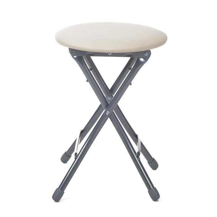 Табурет складной  на 4-х опорах ТБСК2/1, слоновая кость