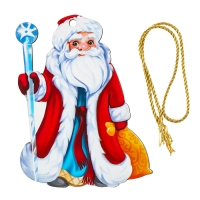 Ёлочная деревянная подвеска &laquo;Новый год! Дедушка Мороз&raquo;