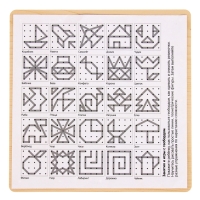 Настольная игра. Геоборд с доп. элементами «Полянка» 20х20 см Настольная игра. Геоборд с доп. элементами «Полянка» 20х20 см