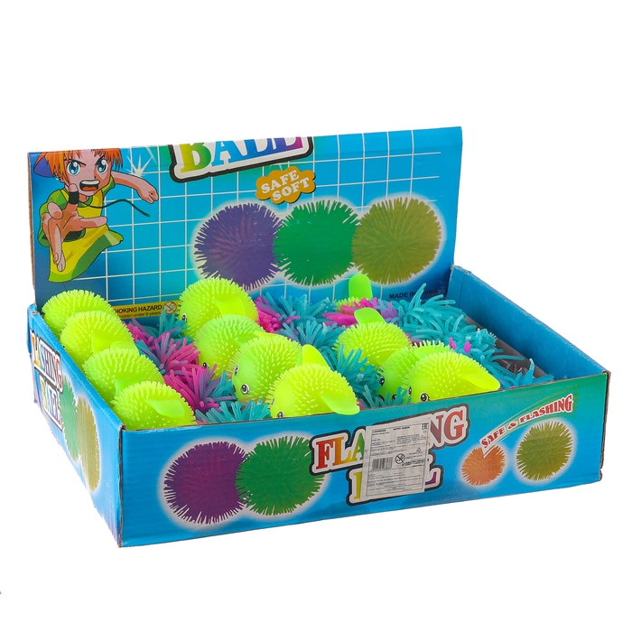 Ёжка «Пёсик» световой, цвета МИКС Ёжка «Пёсик» световой, цвета МИКС