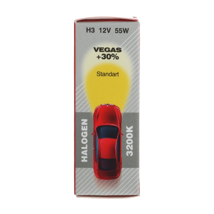 Лампа автомобильная AVS Vegas, H3, 12 В, 55 Вт Лампа автомобильная AVS Vegas, H3, 12 В, 55 Вт
