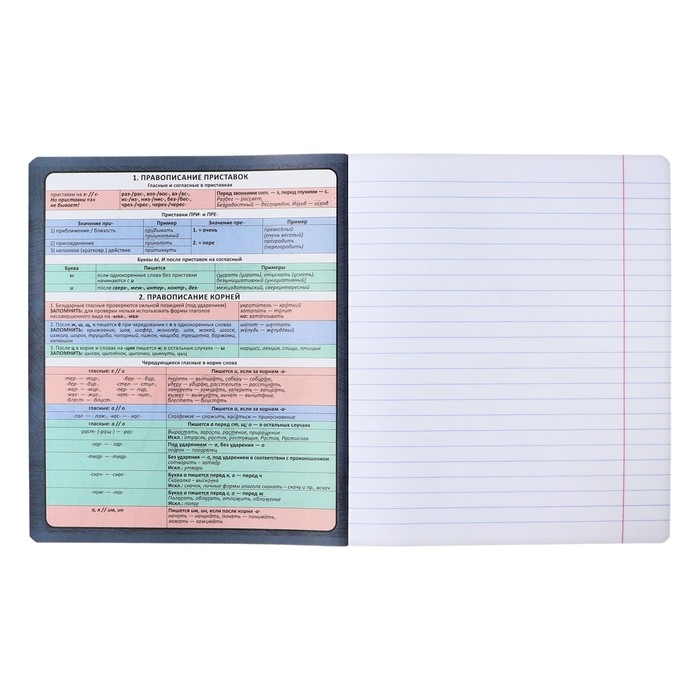 Тетрадь предметная РУССКИЙ ЯЗЫК, 48 листов в линейку, ErichKrause Тетрадь предметная РУССКИЙ ЯЗЫК, 48 листов в линейку, ErichKrause "Чубрик", пластиковая обложка, шелкография, блок офсет 100% белизна, инфо-блок