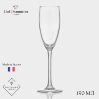 Бокал-флюте для шампанского Chef&Sommelier CABERNET, 190 мл, стекло Бокал-флюте для шампанского Chef&Sommelier CABERNET, 190 мл, стекло