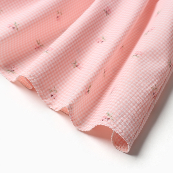 Платье Крошка Я "Цветочки", рост 74-80, розовый