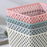 Корзина для хранения &laquo;Баскет&raquo;, пластик, 14,5&times;11,5&times;8 см, цвет МИКС