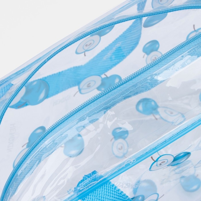 Косметичка на молнии, цвет голубой Косметичка на молнии, цвет голубой