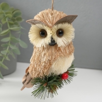 Сувенир подвеска "Филин на ёлочной ветке" 9,5х7,5х13 см Сувенир подвеска "Филин на ёлочной ветке" 9,5х7,5х13 см