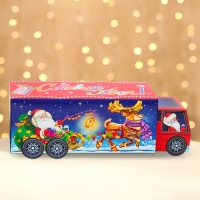 Новый год. Подарочная коробка Новогодняя Фура "Праздничный путь" с анимацией 36 х 11,5 х 11 см. Новый год. Подарочная коробка Новогодняя Фура "Праздничный путь" с анимацией 36 х 11,5 х 11 см.