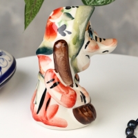 Сувенир &laquo;Буся&raquo;, гжель, цвет, 12х8 см