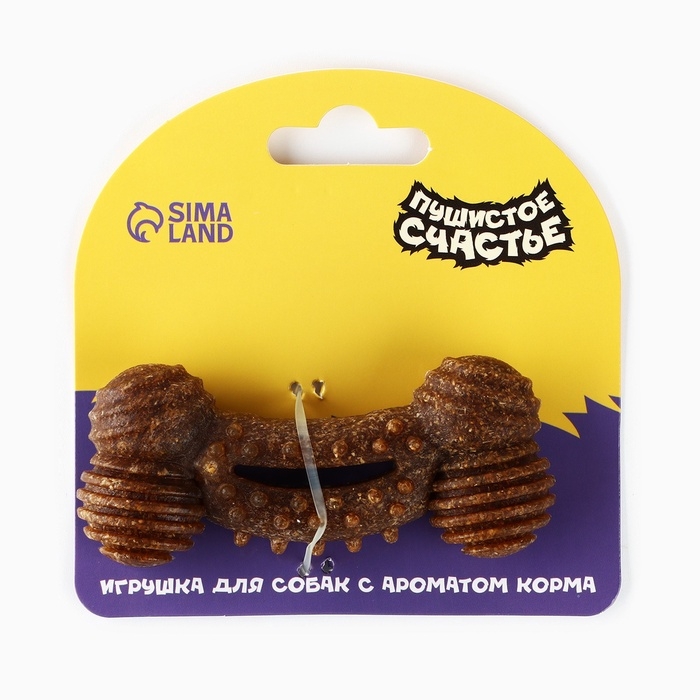 Игрушка для собак жевательная со ароматом корма &laquo;Кость&raquo;, 10.5 х 4.5 см