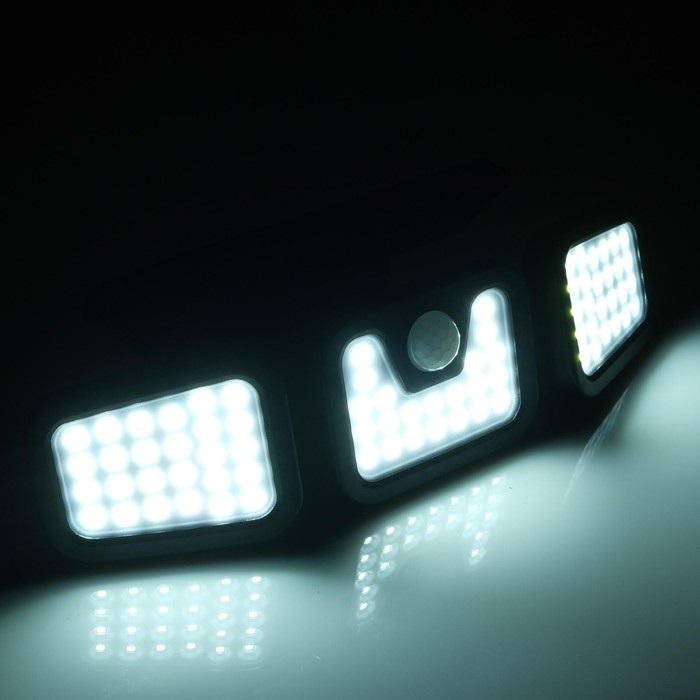 Светодиодный прожектор на солнечной батарее 20 Вт, выносная панель, 15 &times; 13 &times; 7 см, 6500К