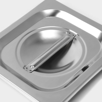 Крышка к гастроемкости GN 1/6 Hanna Knövell, 17,7×16,2 см толщина 0,8 мм, нержавеющая сатль Крышка к гастроемкости GN 1/6 Hanna Knövell, 17,7×16,2 см толщина 0,8 мм, нержавеющая сатль