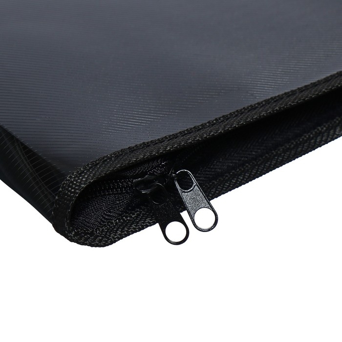 Папка для чертежей и рисунков А3, 460 х 320 х 25 мм, с ручками, пластиковая, молния вокруг, Папка для чертежей и рисунков А3, 460 х 320 х 25 мм, с ручками, пластиковая, молния вокруг, "Офис"