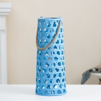 Настольная лампа "Асура" Е27 15Вт голубой 16х16х51 см RISALUX Настольная лампа "Асура" Е27 15Вт голубой 16х16х51 см RISALUX