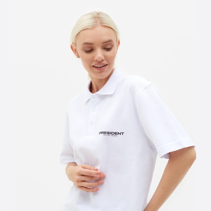 Поло President, размер XS, цвет белый Поло President, размер XS, цвет белый