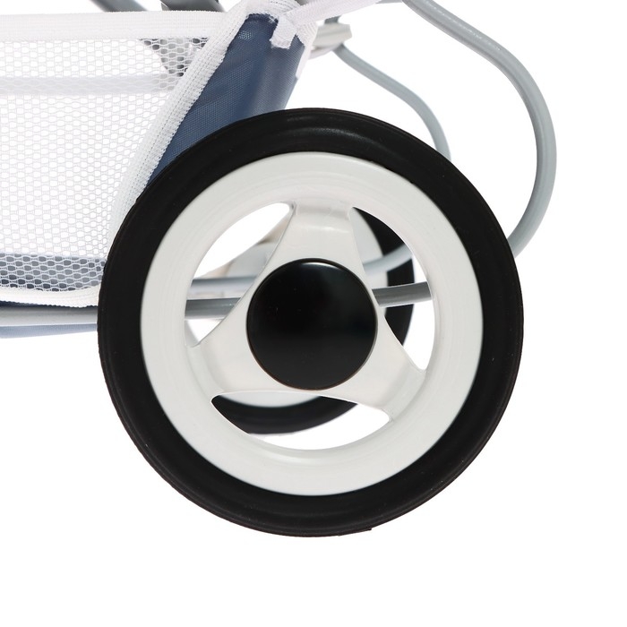 Коляска для кукол №7, с сумкой, цвет серый Коляска для кукол №7, с сумкой, цвет серый