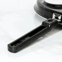 Сковорода-оладница &laquo;7 оладий&raquo;, d=30 см, съёмная ручка, антипригарное покрытие, цвет чёрный