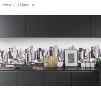 Кухонный фартук ПВХ "Мегаполис" 3000x600мм Кухонный фартук ПВХ "Мегаполис" 3000x600мм