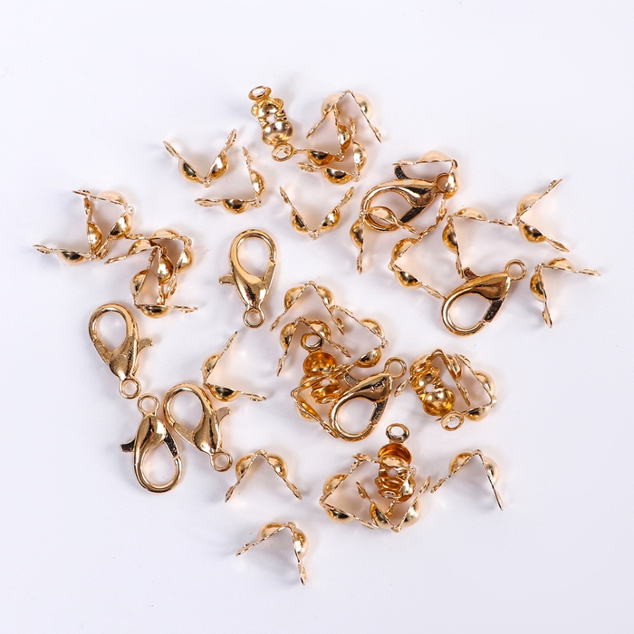 Набор для создания украшений, 15 цветов, размер 1 штуки: 3 мм., леска, ножницы