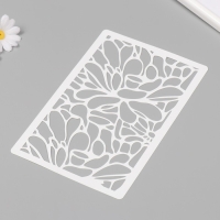 Трафарет "Цветы"16х24 см