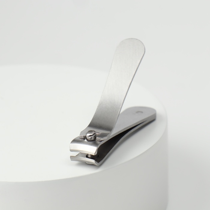 Кусачки-книпсер маникюрные, 5,5 см, цвет серебристый Кусачки-книпсер маникюрные, 5,5 см, цвет серебристый