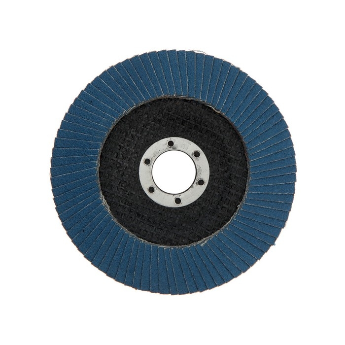 Круг лепестковый торцевой ТУНДРА, циркониевый (по нержавеющей стали), 125 х 22 мм, Р60 Круг лепестковый торцевой ТУНДРА, циркониевый (по нержавеющей стали), 125 х 22 мм, Р60