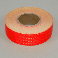Светоотражающая лента, самоклеящаяся, красная, 5 см х 45 м Светоотражающая лента, самоклеящаяся, красная, 5 см х 45 м