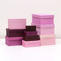 Набор коробок 10 в 1 "Лаванда" 30,5 х 20 х 13 - 12 х 6,5 х 4 см Набор коробок 10 в 1 "Лаванда" 30,5 х 20 х 13 - 12 х 6,5 х 4 см